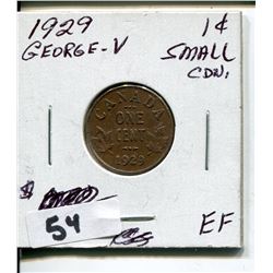 1929 CNDN GEORGE V SMALL PENNY