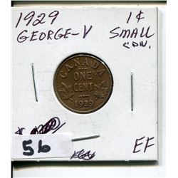 1929 CNDN GEORGE V SMALL PENNY