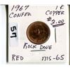 Image 1 : 1967 CNDN CONFEDERATION ROCK DOVE PENNY