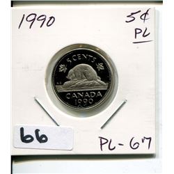 1990 CNDN 5 CENT PC