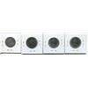 Image 2 : 4 CNDN SILVER QUARTERS 1929, 43, 66, 67