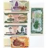 Image 2 : CAMBODIA 5 BANK NOTES KNOWN AS RIEL ISSUED 1987