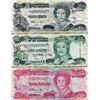Image 1 : BAHAMAS 3 BANK NOTES $½, $1, $3
