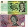 Image 1 : AUSTRALIA OLDER BANK NOTES $2 & $5