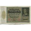 Image 1 : GERMANY INFLATION CURRENCY 10,000 MARK NOTES ISSUED 1922
