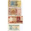 Image 1 : UKRAINE 4 BANK NOTES 1 HRNIA, 2 DIFFERENT 2 HYRNIA, 1 NOTE, 3 COUPONS
