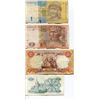 Image 2 : UKRAINE 4 BANK NOTES 1 HRNIA, 2 DIFFERENT 2 HYRNIA, 1 NOTE, 3 COUPONS