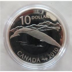 CANADA POST BLUE WHALE COIN & STAMP COLLECTION, ISSUED 2010