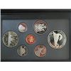 Image 1 : CANADA 1986 PROOF SET PENNY TO $2 COIN, 2 LOONIES, TRAIN TO VANCOUVER