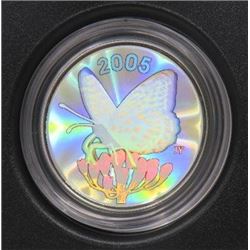 CANADA 2005 SPANGELED FRITILLARY BUTTERFLY 50 CENT PC