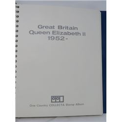 GR BRITAIN QUEEN ELIZABETH II STAMP ALBUM 1952 - 1976