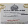 Image 2 : PROVINCE OF SASKATCHEWAN DEBENTURE FOR $100,000 PAID TO GERLACH & CO. 1982