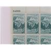 Image 4 : UNITED STATES STAMP PANEL FEATURES YELLOWSTONE NATIONAL PARK FULL SHEET 50 STAMPS OF 4 PRESIDENTS IN