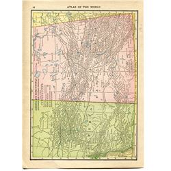 MAP OF ALBERTA, MANITOBA AND SASKATCHEWAN 1910