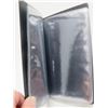 Image 2 : BLACK BANK BOOK 16 CLEAR PLASTIC HOLDERS FOR PAPER MONEY OR CURRENCY