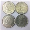 Image 2 : lot of 4 1965 CNDN Silver 50 Cent pieces