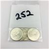 Image 3 : lot of 4 1965 CNDN Silver 50 Cent pieces