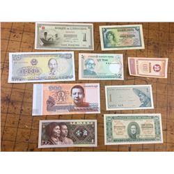 Lot of World Bank Notes