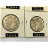 Image 3 : lot of 4 1944 CNDN Silver 50 Cent pieces
