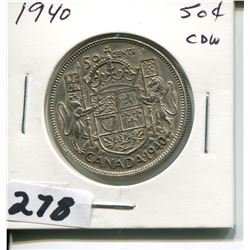 1940 CNDN 50 CENT PC