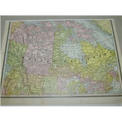 REPRODUCTION MAPS OF CANADA 1882,& SASKATCHEWAN 1910 - 20