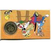 Image 2 : SINGAPORE MINT DISNEY LOONEY TUNES, GOLD PLATED BUGS BUNNY COIN