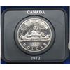 Image 1 : 1972 CNDN SILVER DOLLAR CANOE COIN