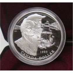 1995 CNDN SILVER DOLLAR HUDSON COIN