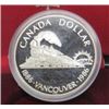 Image 1 : 1986 CNDN SILVER DOLLAR VANCOUVER COIN