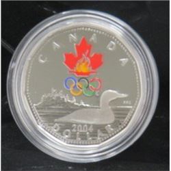 2004 CNDN SILVER DOLLAR LUCKY LOONIE COIN