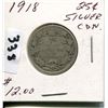 Image 1 : 1918 CNDN SILVER 25 CENT PC
