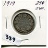 Image 1 : 1919 CNDN SILVER 25 CENT PC