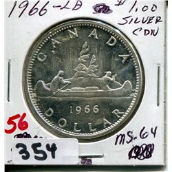 1966 CND SILVER DOLLAR