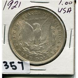 1921 USA SILVER DOLLAR