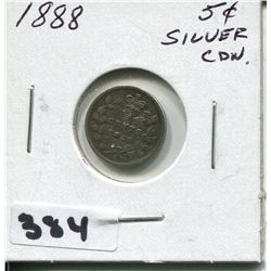 1888 CNDN SILVER NICKEL