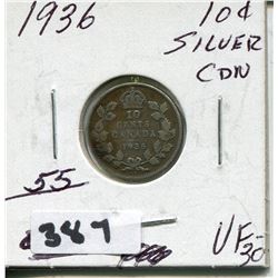 1936 CNDN SILVER DIME