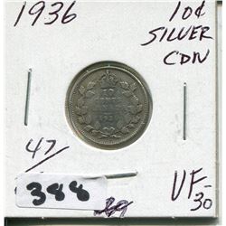 1936 CNDN SILVER DIME