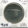 Image 1 : 1967 CNDN SILVER DOLLAR