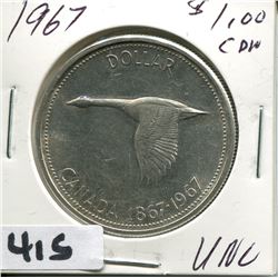 1967 CNDN SILVER DOLLAR