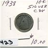 Image 1 : 1938 CNDN SILVER DIME