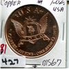 Image 1 : 2010 USA .999 FINE COPPER