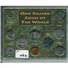 Image 1 : ODD SHAPED COINS OF THE WORLD SET