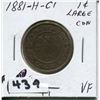 Image 1 : 1881 CNDN LARGE PENNY