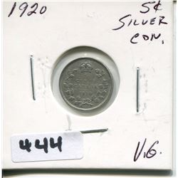 1920  CNDN SMALL SILVER NICKEL