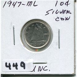 1947 CNDN SILVER DIME