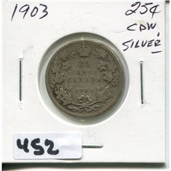 1903 CNDN SILVER QUARTER