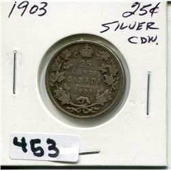 1903 CNDN SILVER QUARTER