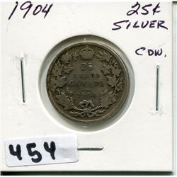 1904 CNDN SILVER QUARTER