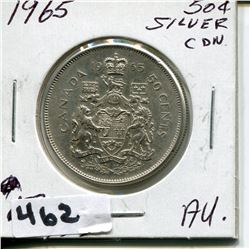 1965 CNDN SILVER 50 CENT PC