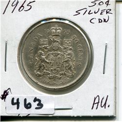 1965 CNDN SILVER 50 CENT PC